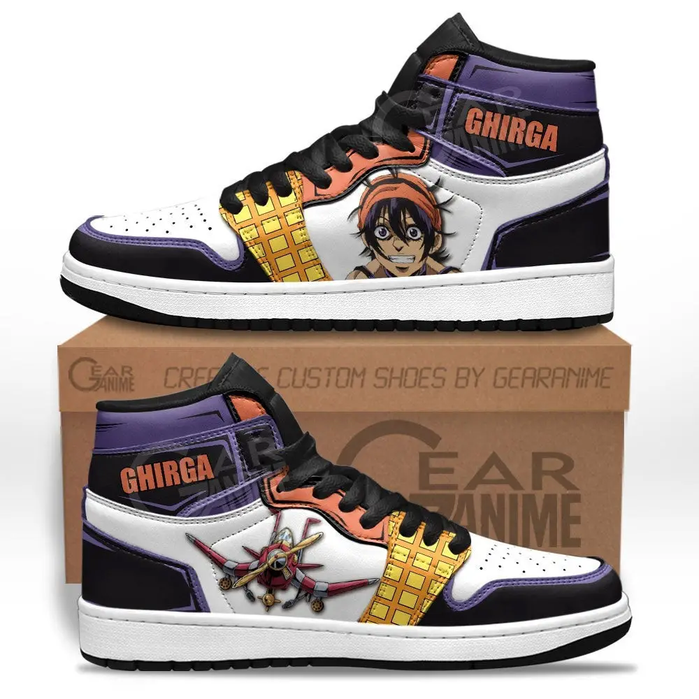 Air JD Hightop Shoes JoJo's Bizarre Adventure Narancia Ghirga JD1s Sneakers Custom Anime Shoes