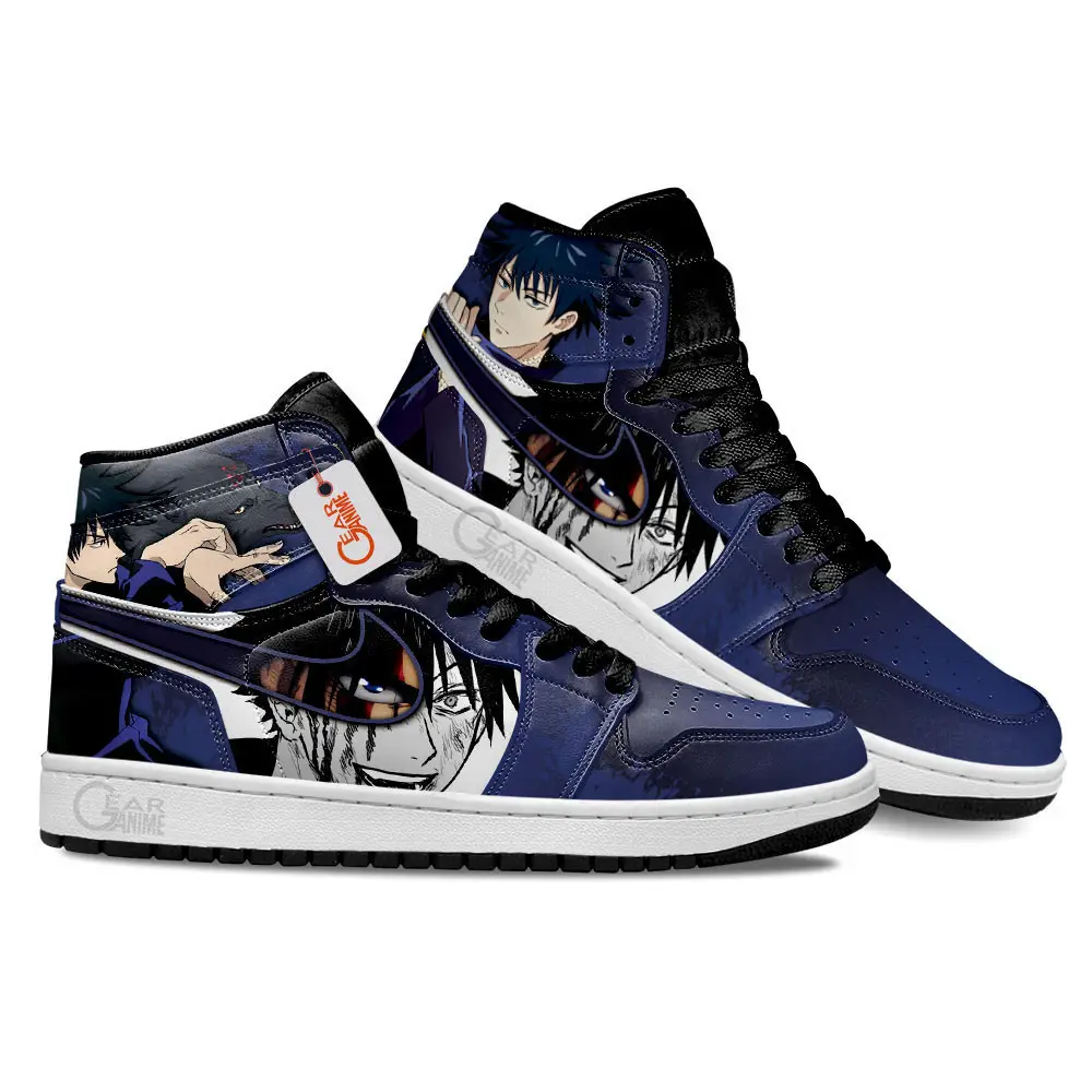 Air JD Hightop Shoes Jujutsu Kaisen Megumi Fushiguro Custom Anime Shoes MN2102