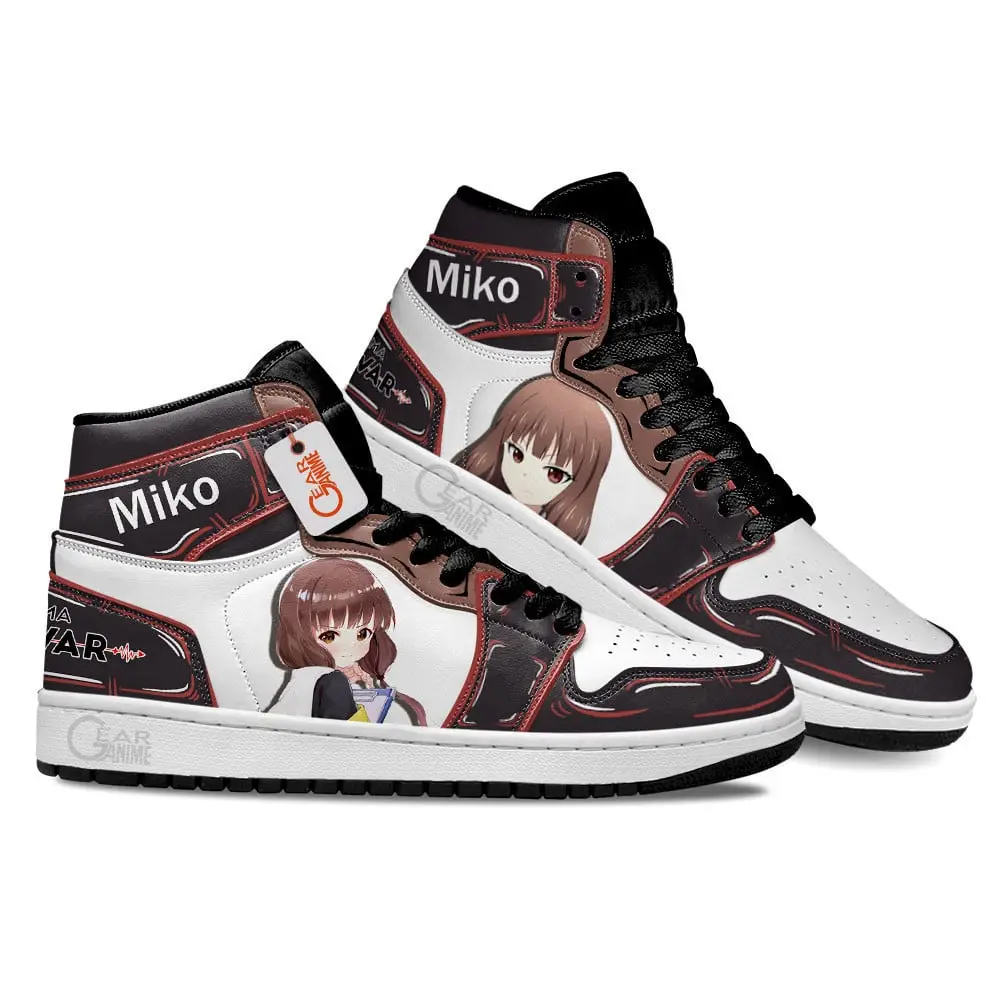 Air JD Hightop Shoes Kaguya-sama Love is War Miko Iino Custom Anime Shoes MN0901