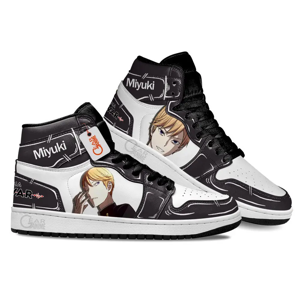 Air JD Hightop Shoes Kaguya-sama Love is War Miyuki Shirogane Custom Anime Shoes MN0901