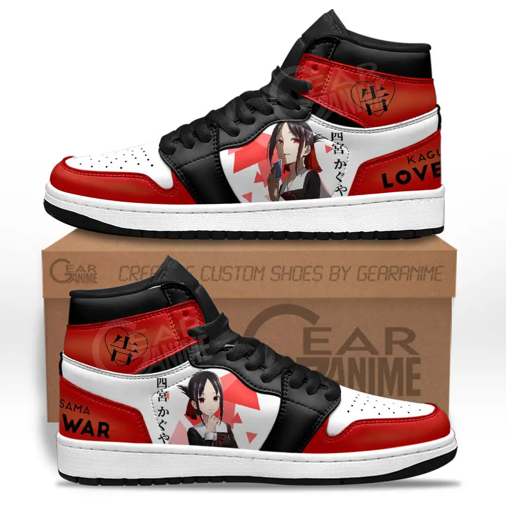 Air JD Hightop Shoes Kaguya Shinomiya JD1s Sneakers Kaguya-sama Love is War Custom Anime Shoes Air JD Hightop Shoes Kaguya Shinomiya JD1s Sneakers Kaguya-sama Love is War Custom Anime Shoes - Image 1