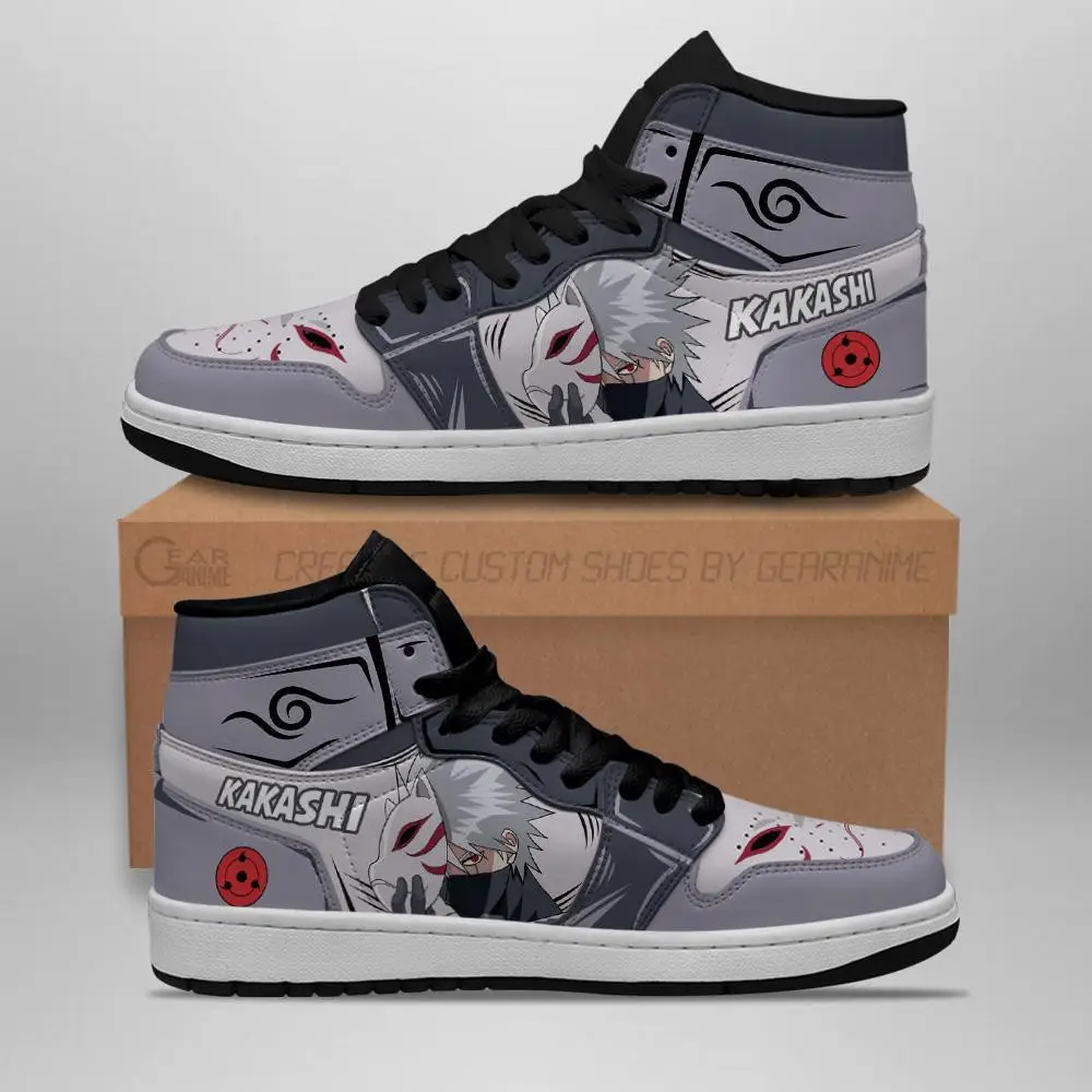 Air JD Hightop Shoes Kakashi Anbu JD1s Sneakers Custom NRT Anime Shoes For Fans