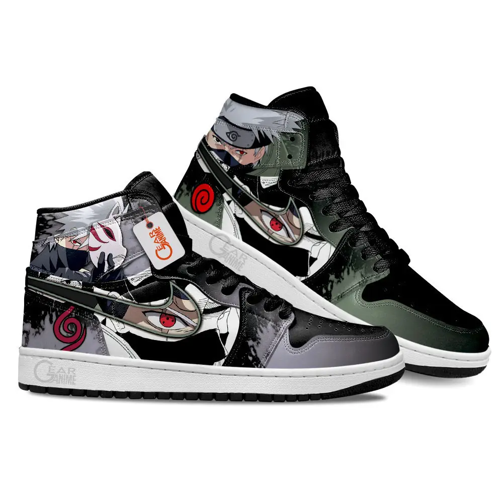 Air JD Hightop Shoes Kakashi Hatake Anime Shoes Custom Sneakers MN2102
