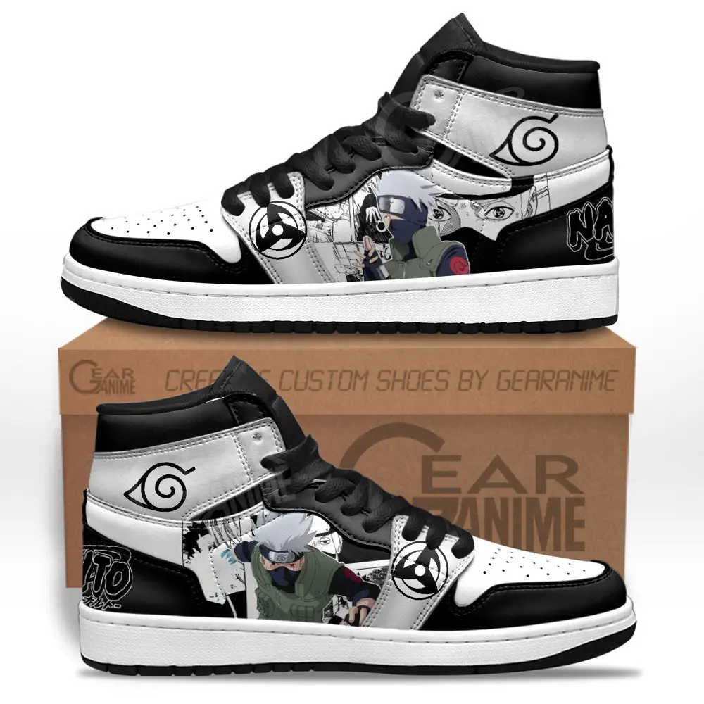 Air JD Hightop Shoes Kakashi Hatake JD1s Sneakers Custom Anime Shoes Mix Manga Air JD Hightop Shoes Kakashi Hatake JD1s Sneakers Custom Anime Shoes Mix Manga - Image 1