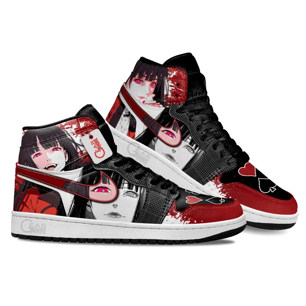 Air JD Hightop Shoes Kakegurui Jabami Yumeko Sneakers Custom Anime Shoes MN0504 Air JD Hightop Shoes Kakegurui Jabami Yumeko Sneakers Custom Anime Shoes MN0504 - Image 1