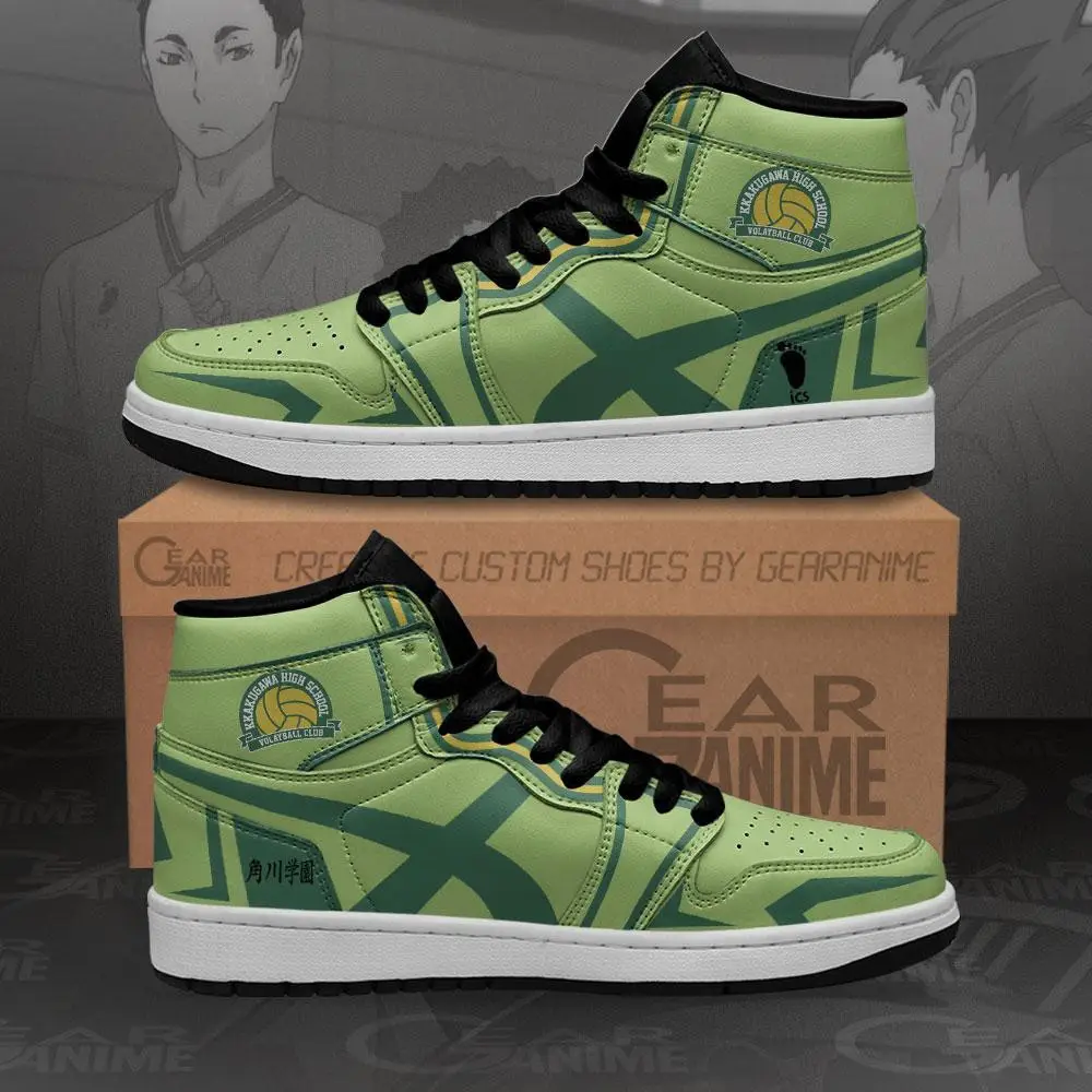 Air JD Hightop Shoes Kakugawa High JD1s Sneakers Haikyuu Anime Shoes MN10
