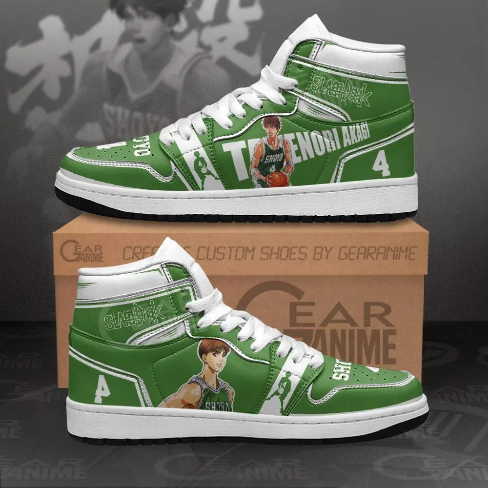 Air JD Hightop Shoes Kenji Fujima JD1s Sneakers Custom Anime Slam Dunk Shoes