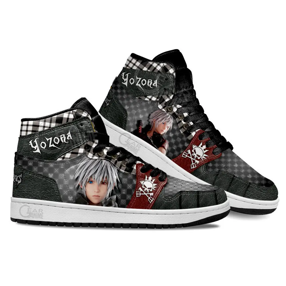 Air JD Hightop Shoes Kingdom Heart Yozora Shoes Custom For Anime Fans