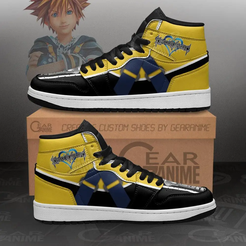 Air JD Hightop Shoes Kingdom Hearts Sora JD1s Sneakers Custom Uniform Anime Shoes Air JD Hightop Shoes Kingdom Hearts Sora JD1s Sneakers Custom Uniform Anime Shoes - Image 1