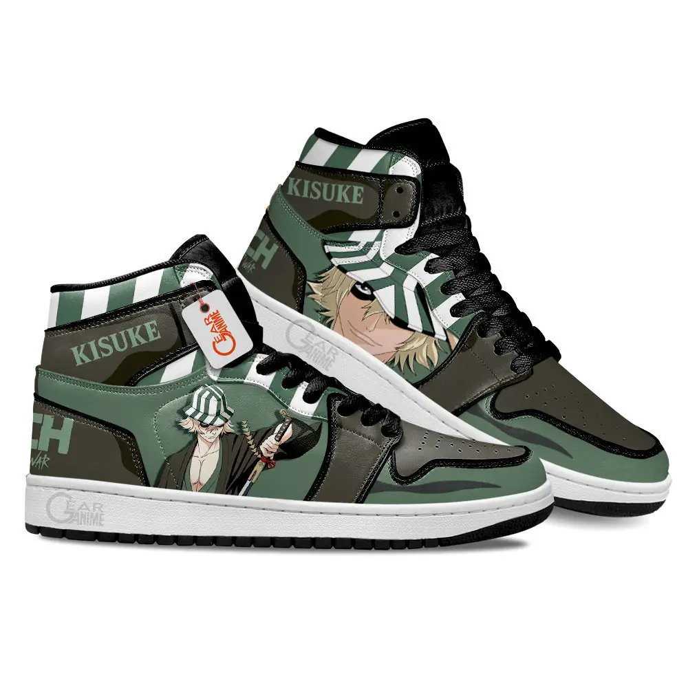 Air JD Hightop Shoes Kisuke Urahara Custom Anime Shoes MN0901 Air JD Hightop Shoes Kisuke Urahara Custom Anime Shoes MN0901 - Image 1