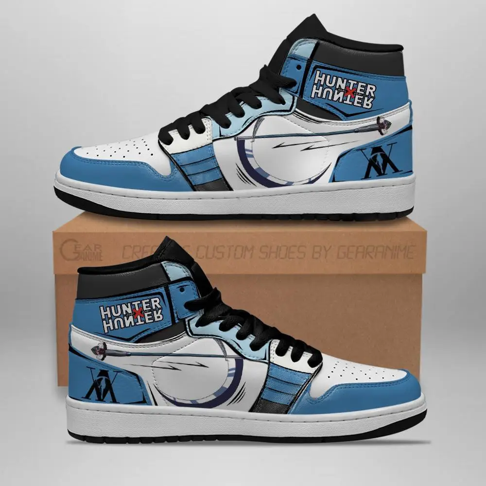 Air JD Hightop Shoes Kite Hunter X Hunter JD1s Sneakers Scythe HxH Anime Shoes