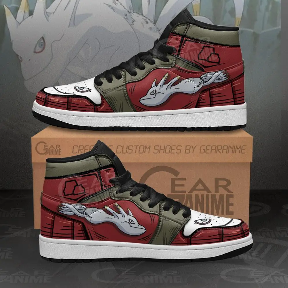Air JD Hightop Shoes Kokuo Five-Tails Beast JD1s Sneakers Custom Anime Shoes