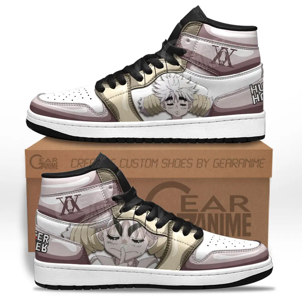 Air JD Hightop Shoes Komugi JD1s Sneakers Custom Hunter X Hunter Anime Shoes