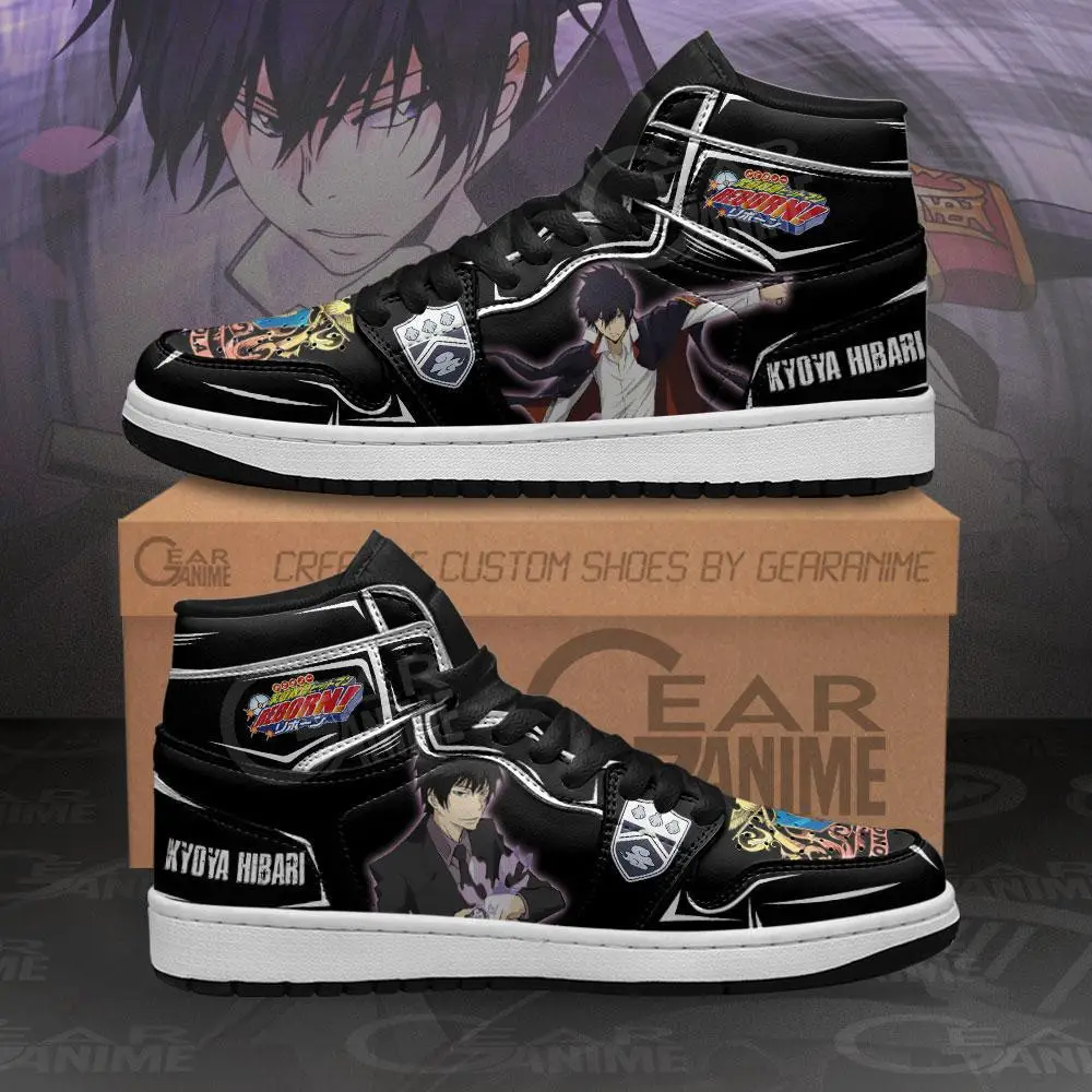 Air JD Hightop Shoes Kyoya Hibari JD1s Sneakers Hitman Reborn Anime Shoes MN11