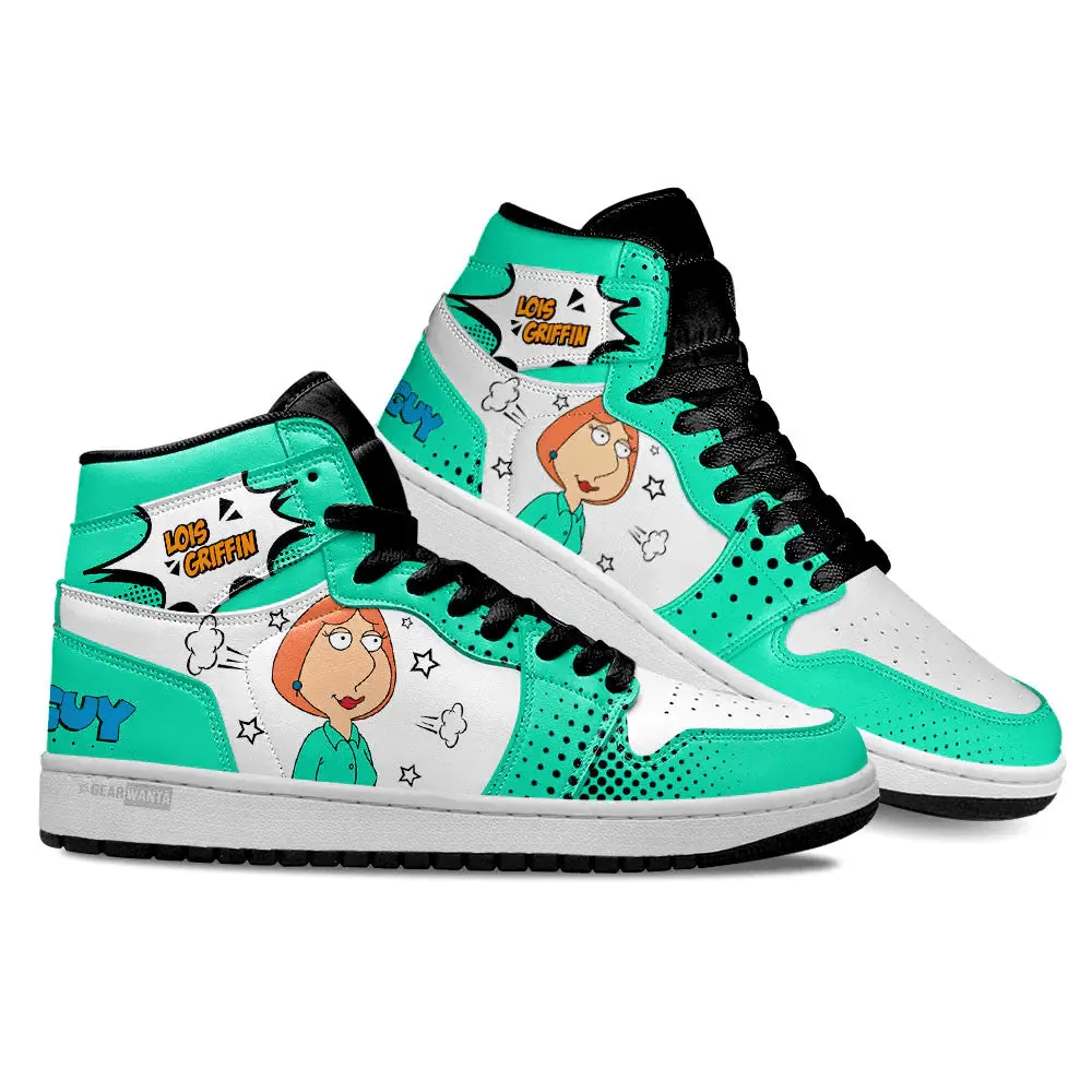 Air JD Hightop Shoes Lois Griffin Air J1s Sneakers Custom Family Guy Shoes