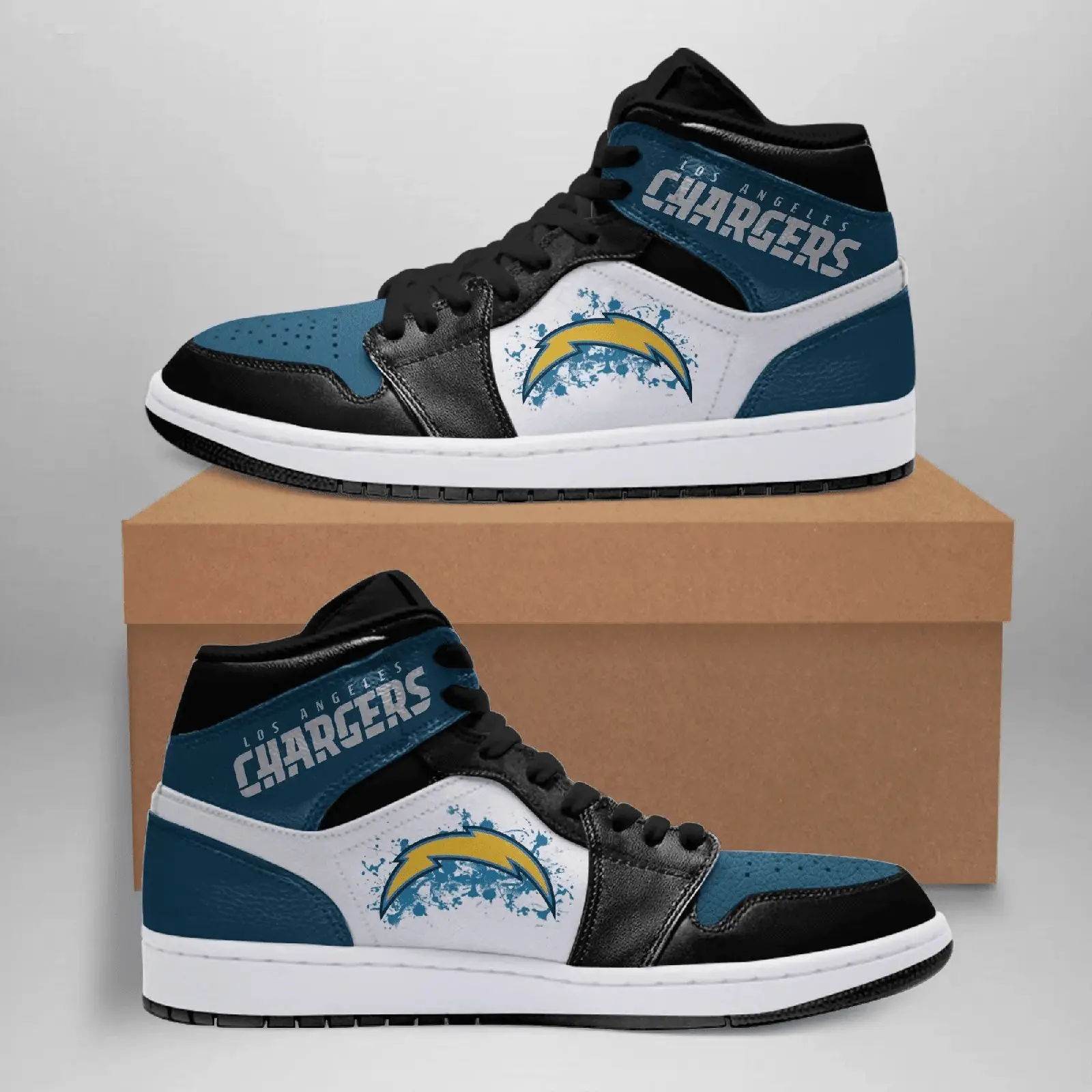 Air JD Hightop Shoes Los Angeles Chargers JD Sneakers aker H99