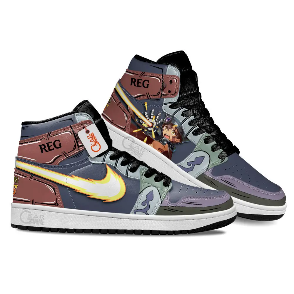 Air JD Hightop Shoes Made In Abyss Reg Power Custom Anime Shoes MN1001 Air JD Hightop Shoes Made In Abyss Reg Power Custom Anime Shoes MN1001 - Image 1