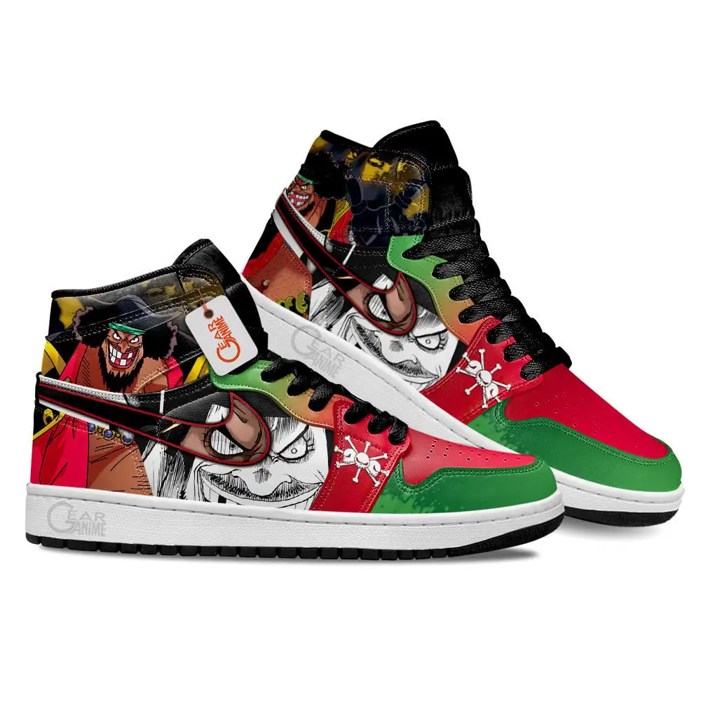 Air JD Hightop Shoes Marshall D. Teach Anime Shoes Custom Sneakers MN2102 Air JD Hightop Shoes Marshall D. Teach Anime Shoes Custom Sneakers MN2102 - Image 1