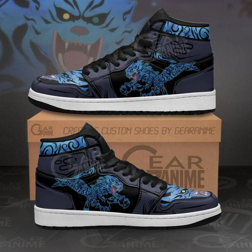 Air JD Hightop Shoes Matatabi Two-Tails Beast JD1s Sneakers Custom Anime Shoes
