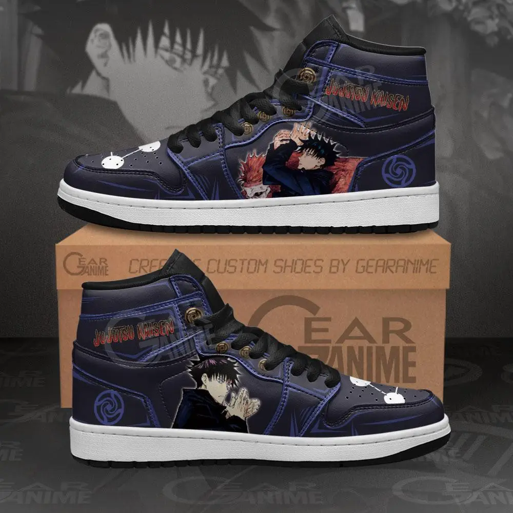 Air JD Hightop Shoes Megumi Fushiguro Jujutsu Kaisen JD1s Sneakers Anime Shoes MN11 Air JD Hightop Shoes Megumi Fushiguro Jujutsu Kaisen JD1s Sneakers Anime Shoes MN11 - Image 1