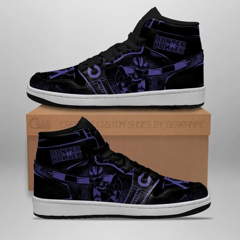 Air JD Hightop Shoes Meruem Hunter X Hunter JD1s Sneakers Darkness HxH Anime Shoes