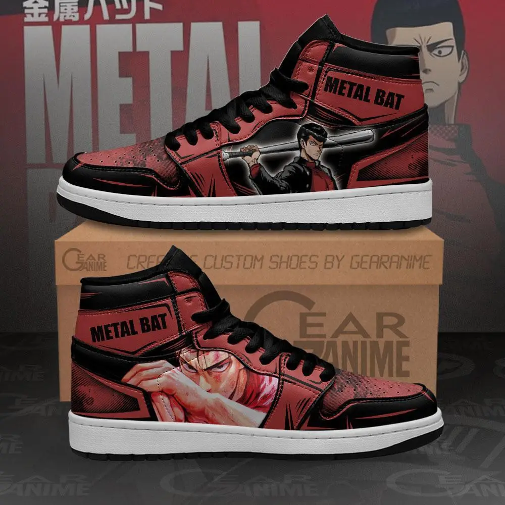 Air JD Hightop Shoes Metal Bat JD1s Sneakers One Punch Man Anime Custom Shoes MN10