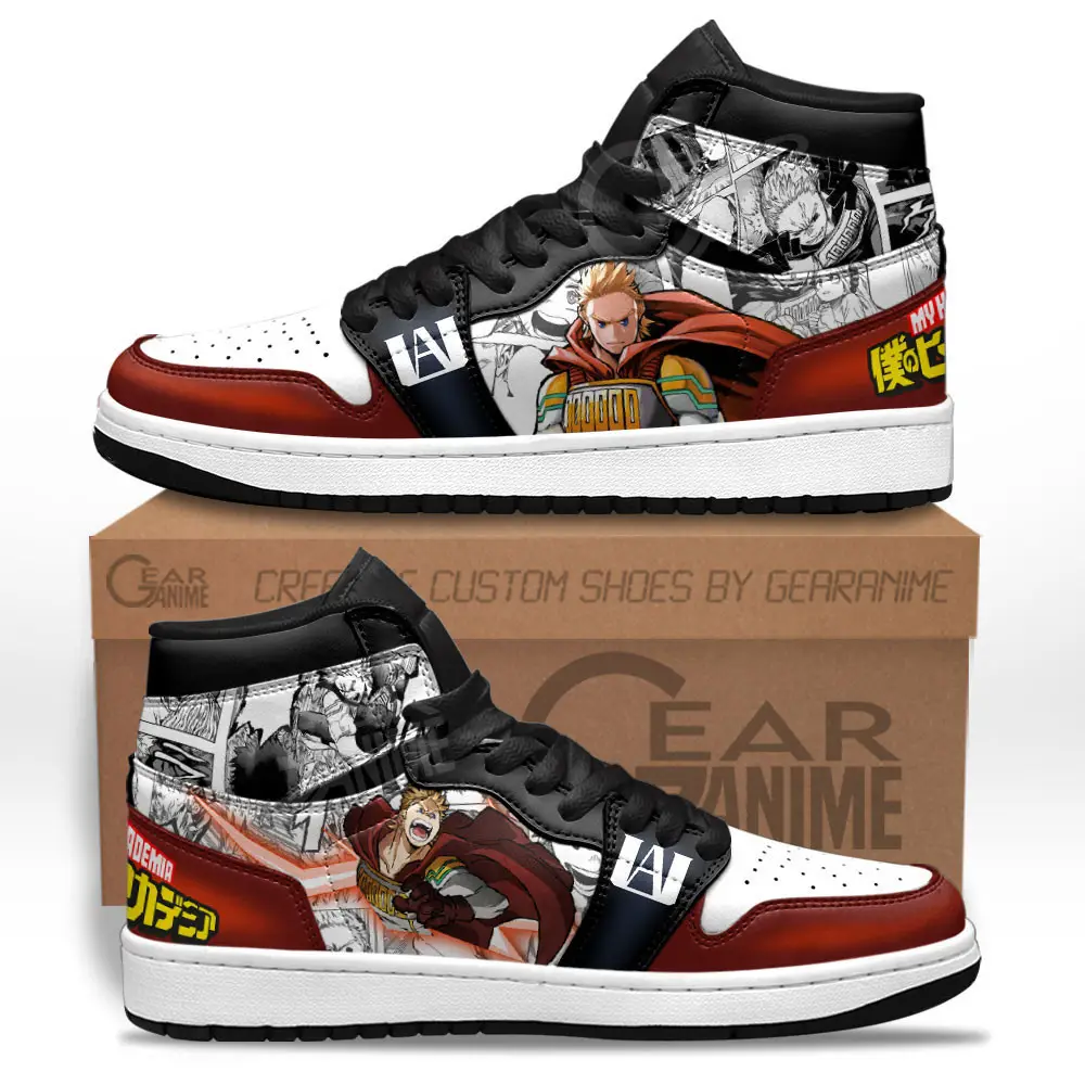 Air JD Hightop Shoes Mirio Togata Lemillion JD1s Sneakers Custom BNHA Manga Mixed Anime