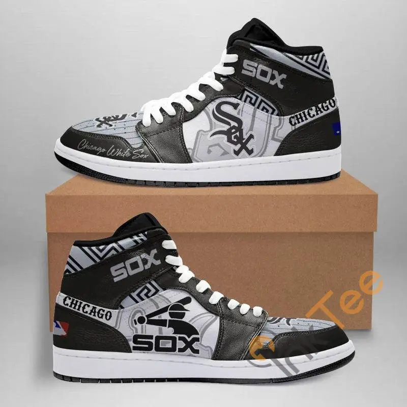 Air JD Hightop Shoes MLB Chicago White Sox Air Jordan 1 High Sneakers