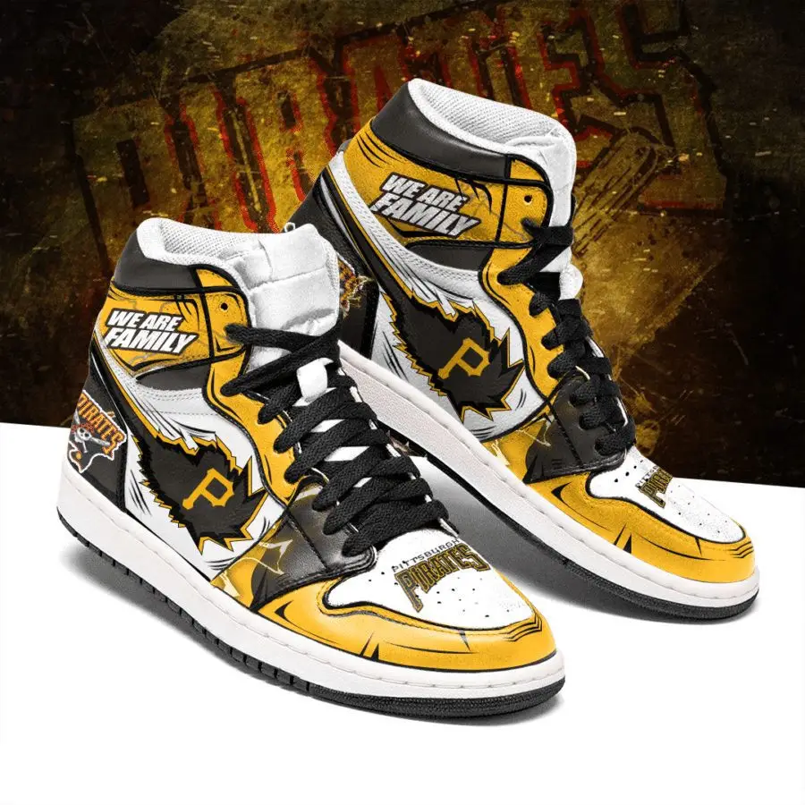 Air JD Hightop Shoes MLB Pittsburgh Pirates Air Jordan 1 High Sneakers V1