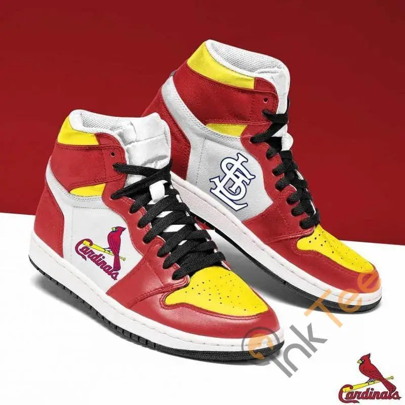 Air JD Hightop Shoes MLB St. Louis Cardinals Air Jordan 1 High Sneakers V1