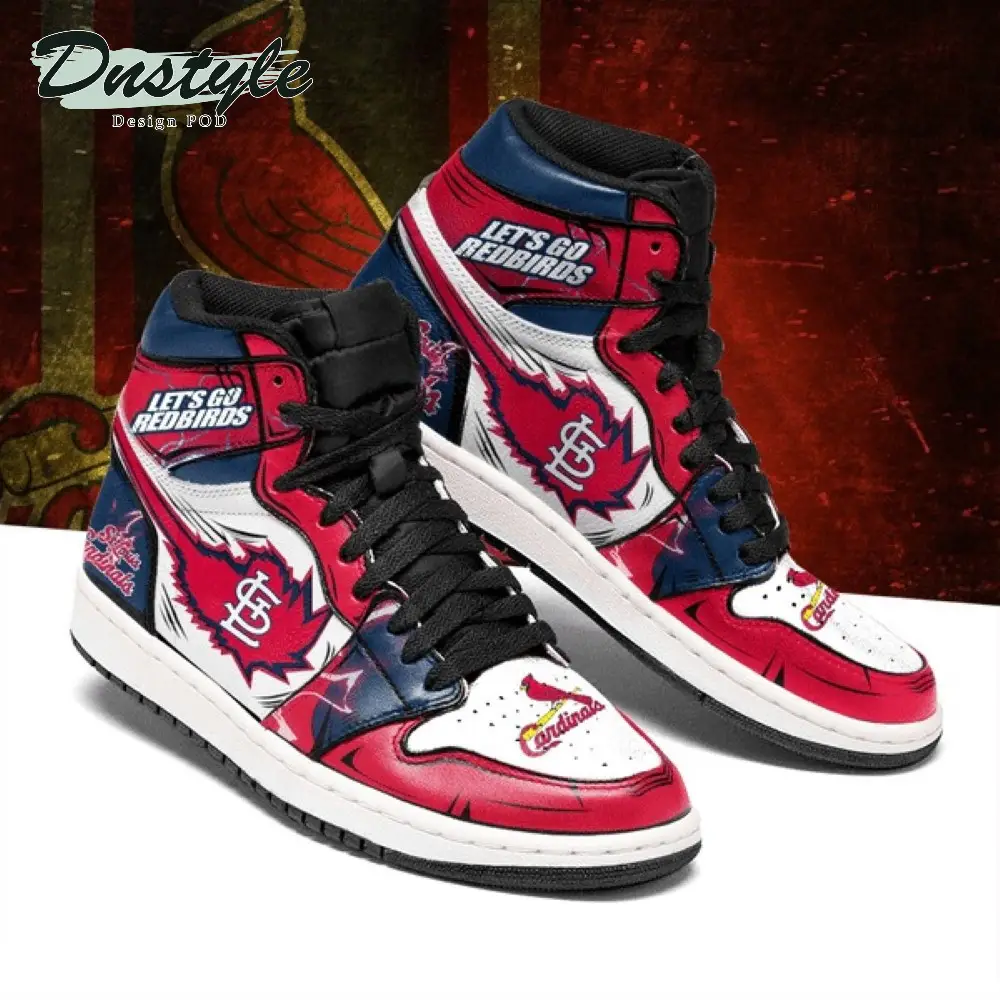 Air JD Hightop Shoes MLB St. Louis Cardinals Air Jordan 1 High Sneakers V4