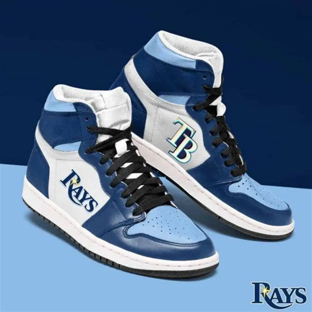 Air JD Hightop Shoes MLB Tampa Bay Rays Air Jordan 1 High Sneakers V1