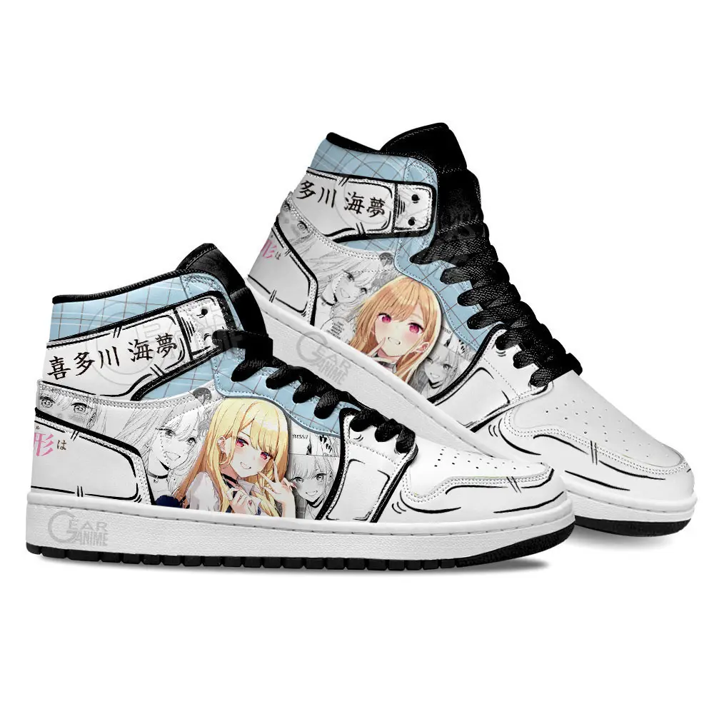 Air JD Hightop Shoes My Dress-up Darling Marin Kitagawa Custom Anime Shoes