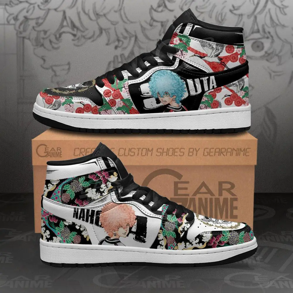 Air JD Hightop Shoes Nahoya and Souta Kawata JD1s Sneakers Custom Anime Tokyo Revengers Shoes Air JD Hightop Shoes Nahoya and Souta Kawata JD1s Sneakers Custom Anime Tokyo Revengers Shoes - Image 1