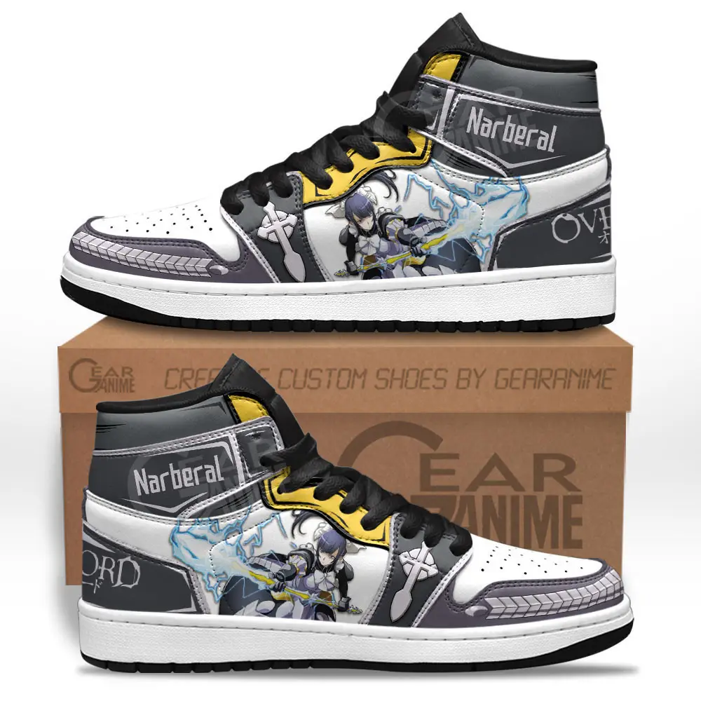 Air JD Hightop Shoes Narberal Gamma JD1s Sneakers Custom Overlord Anime Shoes