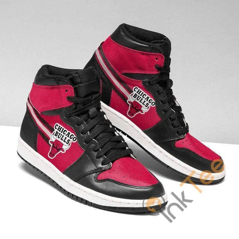 Air JD Hightop Shoes NBA Chicago Bulls Red Black Air Jordan 1 High Sneakers Air JD Hightop Shoes NBA Chicago Bulls Red Black Air Jordan 1 High Sneakers - Image 1