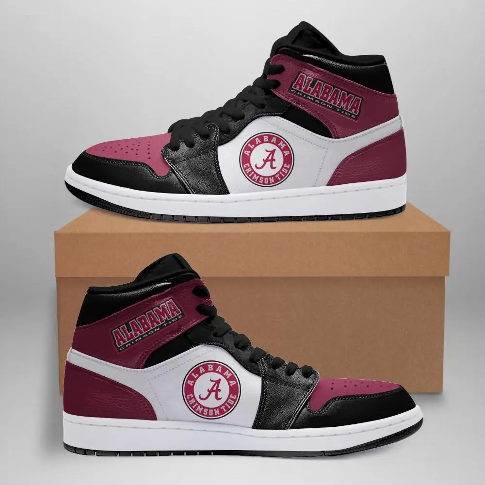 Air JD Hightop Shoes NCAA Alabama Crimson Tide Air Jordan 1 High Sneakers V1