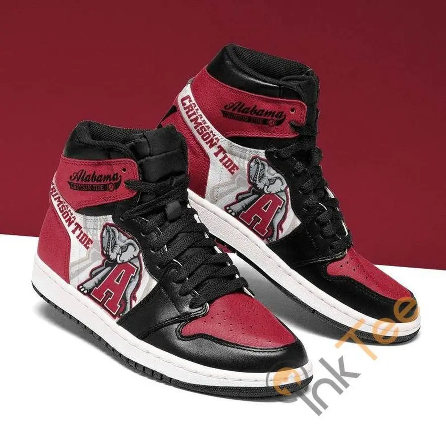 Air JD Hightop Shoes NCAA Alabama Crimson Tide Air Jordan 1 High Sneakers V2