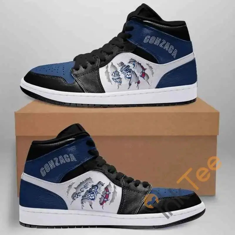 Air JD Hightop Shoes NCAA Gonzaga Bulldogs Air Jordan 1 High Sneakers V1 Air JD Hightop Shoes NCAA Gonzaga Bulldogs Air Jordan 1 High Sneakers V1 - Image 1