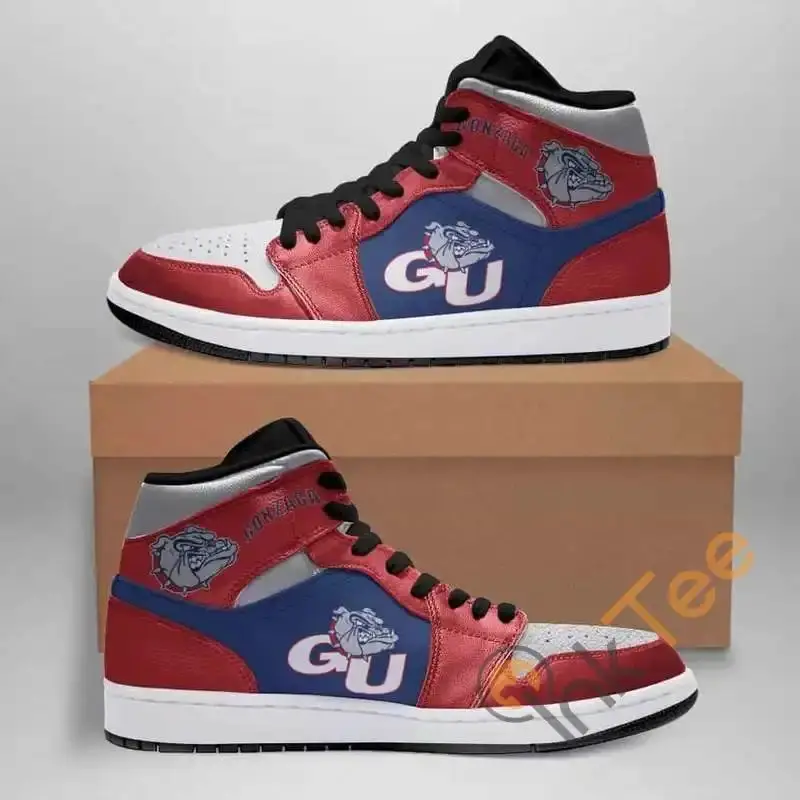 Air JD Hightop Shoes NCAA Gonzaga Bulldogs Air Jordan 1 High Sneakers V2
