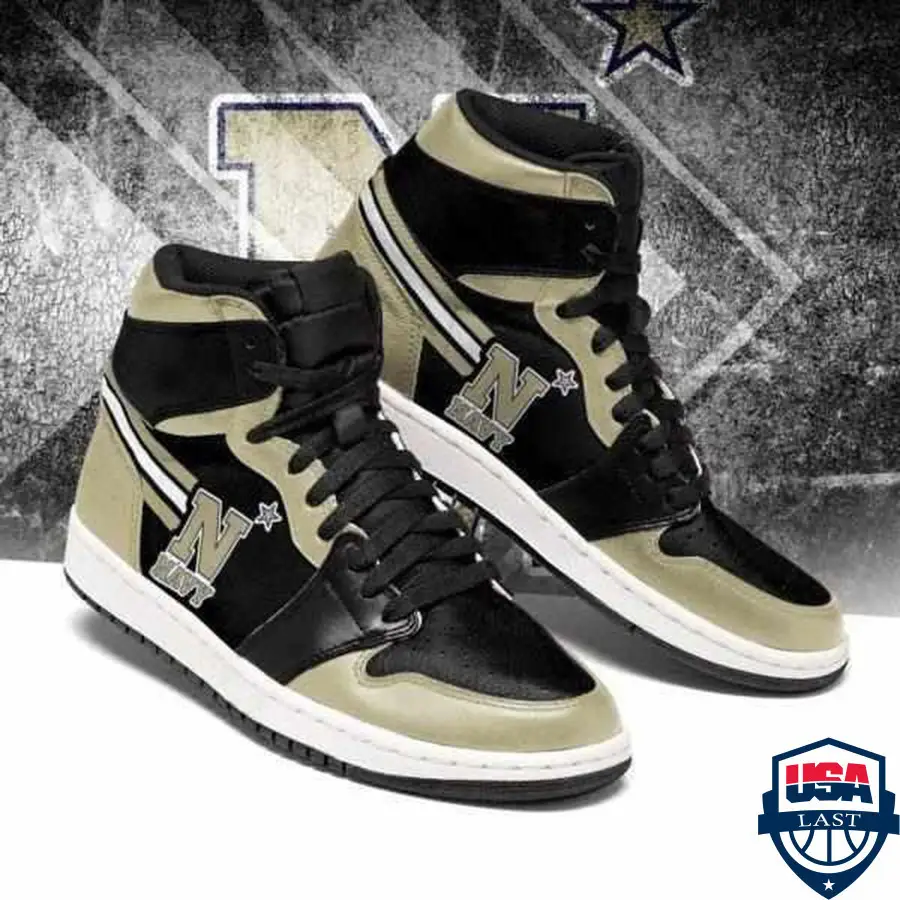 Air JD Hightop Shoes NCAA Navy Midshipmen Air Jordan 1 High Sneakers