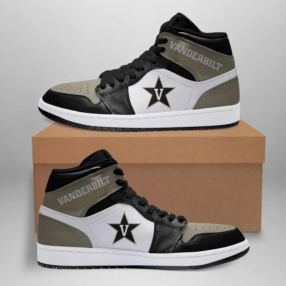 Air JD Hightop Shoes NCAA Vanderbilt Commodores Sport 2020 Air Jordan 1 High Sneakers