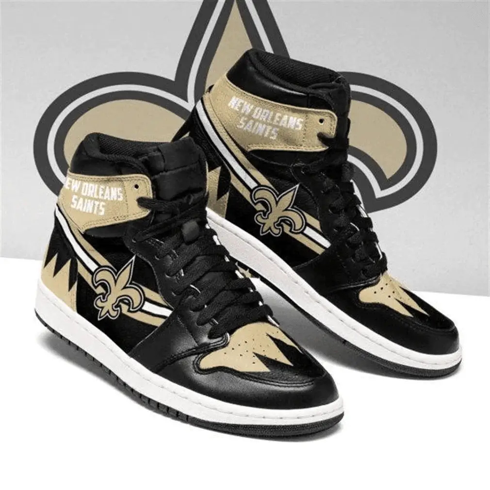 Air JD Hightop Shoes New Orleans Saints Custom Shoes Sneakers JD Sneakers