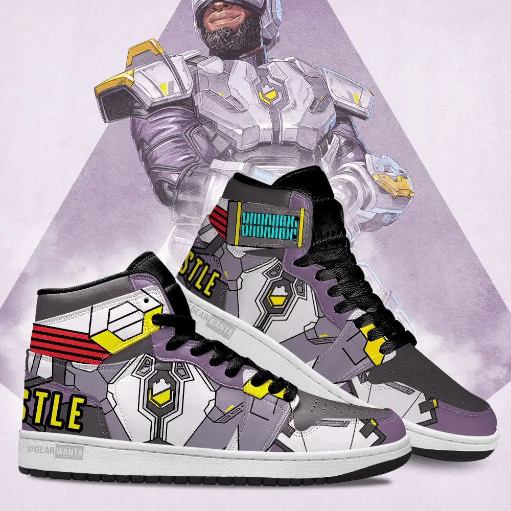 Air JD Hightop Shoes Newcastle Apex Legends Air J1s Sneakers Custom Uniform Shoes