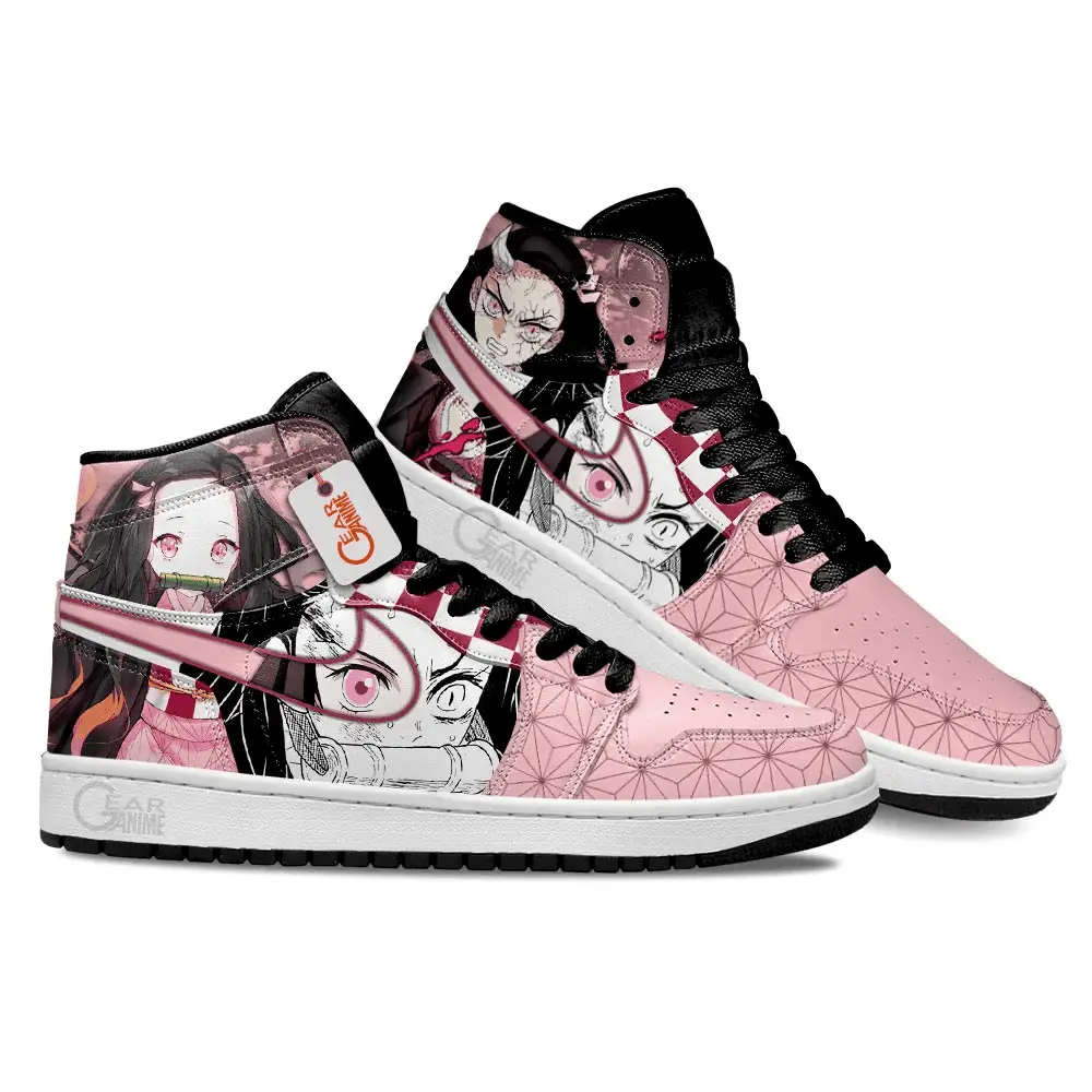 Air JD Hightop Shoes Nezuko Anime Shoes Custom Sneakers MN2102