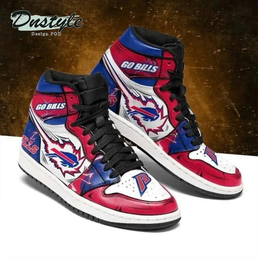 Air JD Hightop Shoes NFL Buffalo Bills Limited Air Jordan 1 High Sneakers V2 Air JD Hightop Shoes NFL Buffalo Bills Limited Air Jordan 1 High Sneakers V2 - Image 1