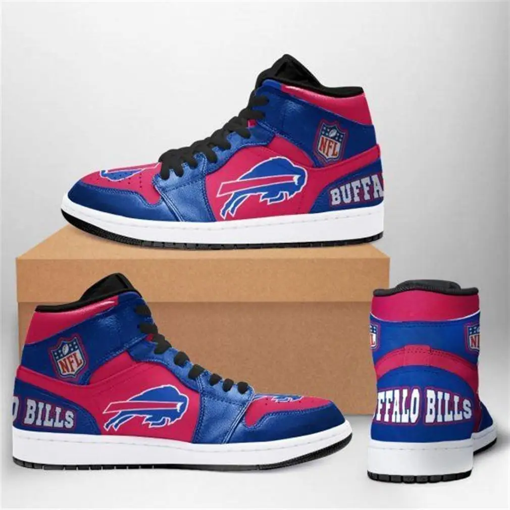 Air JD Hightop Shoes NFL Buffalo Bills Limited Air Jordan 1 High Sneakers