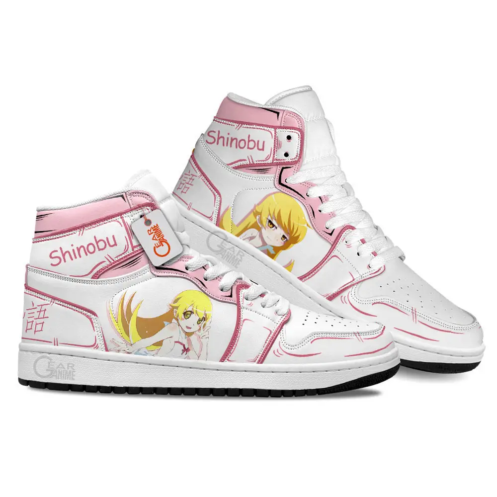 Air JD Hightop Shoes Nisemonogatari Shinobu Oshino Custom Anime Shoes MN1001