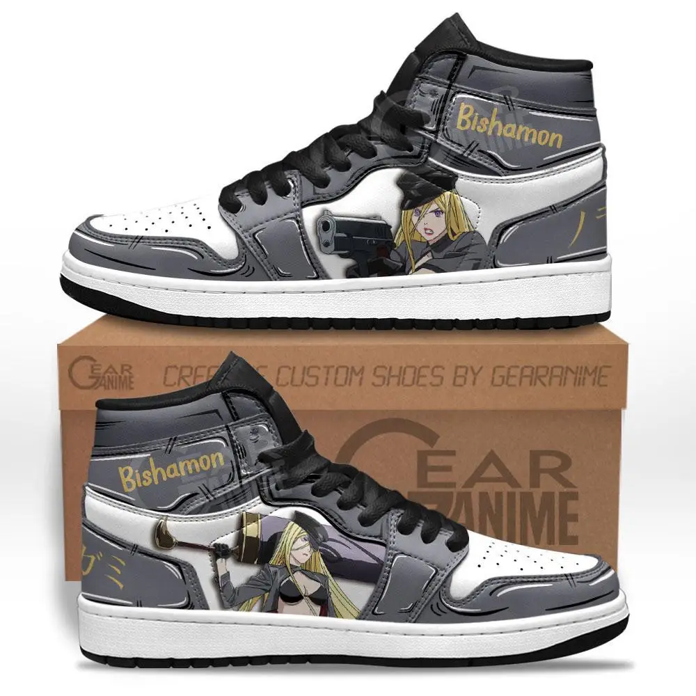 Air JD Hightop Shoes Noragami Bishamon JD1s Sneakers Custom Anime Shoes