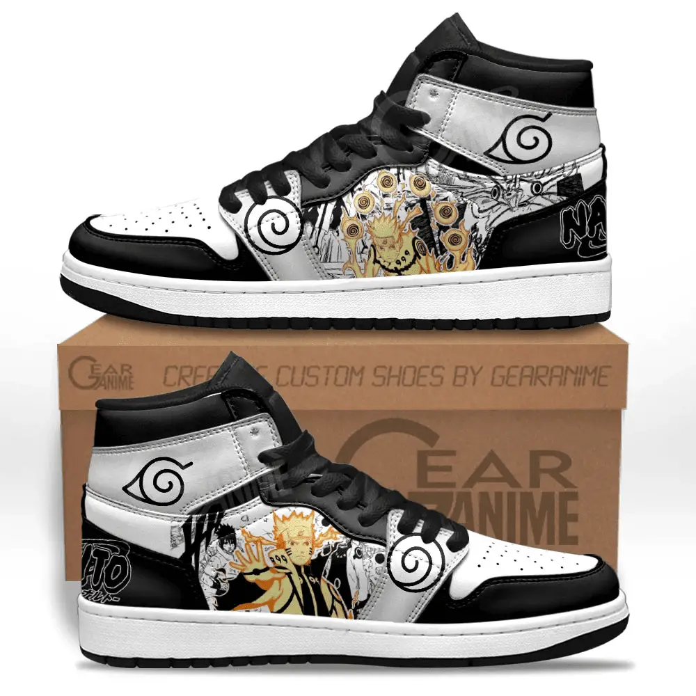 Air JD Hightop Shoes Nrt Uzumaki Bijuu JD1s Sneakers Custom Anime Shoes Mix Manga Air JD Hightop Shoes Nrt Uzumaki Bijuu JD1s Sneakers Custom Anime Shoes Mix Manga - Image 1